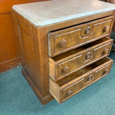 Lot 080 | Marble Top Commode
