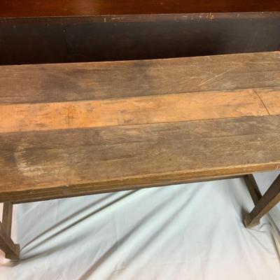 Lot 088 | Large Wood Piano Bench