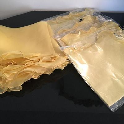 Kim Seybert Organza placemats/napkins.