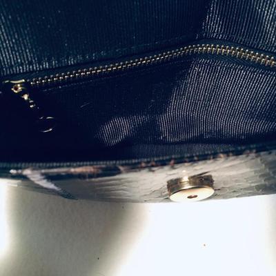 VIntage Margolm chic snakeskin clutch