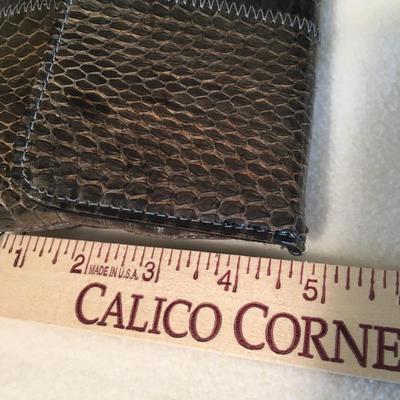 VIntage Margolm chic snakeskin clutch