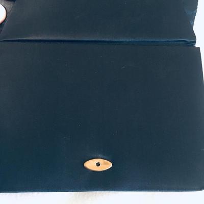 Vintage satin purse with short handle