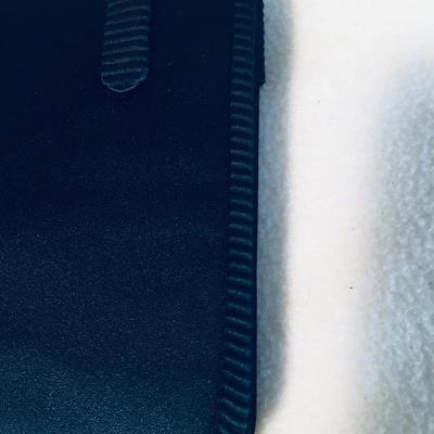 Vintage satin purse with short handle