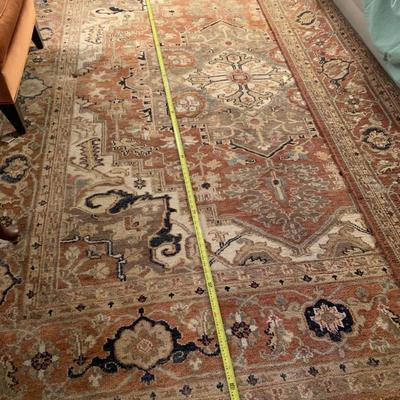 Clean 10 1/2 x 6 Oriental Rug Lot 143