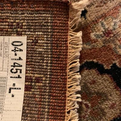 Clean 10 1/2 x 6 Oriental Rug Lot 143