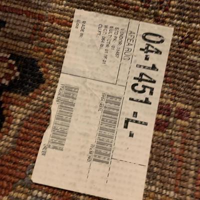 Clean 10 1/2 x 6 Oriental Rug Lot 143