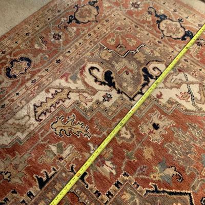 Clean 10 1/2 x 6 Oriental Rug Lot 143