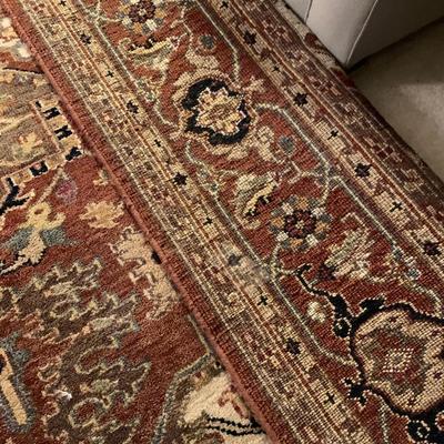Clean 10 1/2 x 6 Oriental Rug Lot 143