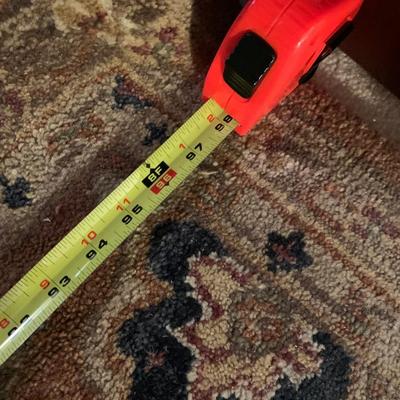 Clean 10 1/2 x 6 Oriental Rug Lot 143