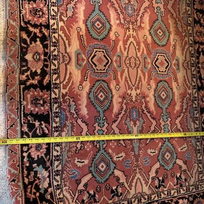 4 x 6 Fuchsia Wool Oriental Rug - Lot 144