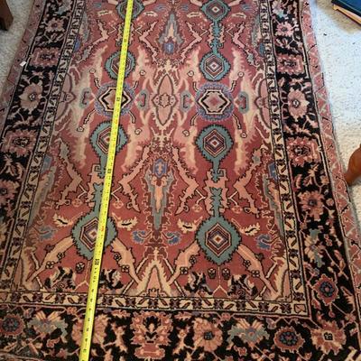 4 x 6 Fuchsia Wool Oriental Rug - Lot 144