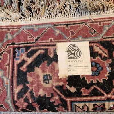 4 x 6 Fuchsia Wool Oriental Rug - Lot 144