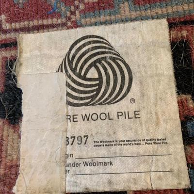 4 x 6 Fuchsia Wool Oriental Rug - Lot 144