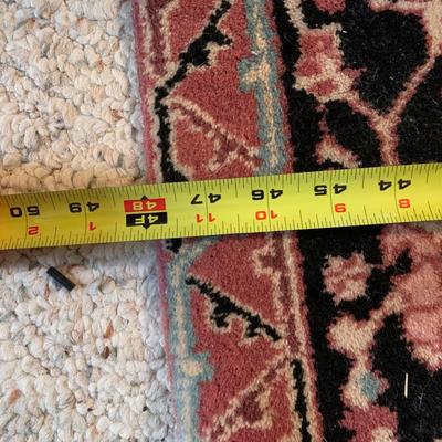 4 x 6 Fuchsia Wool Oriental Rug - Lot 144