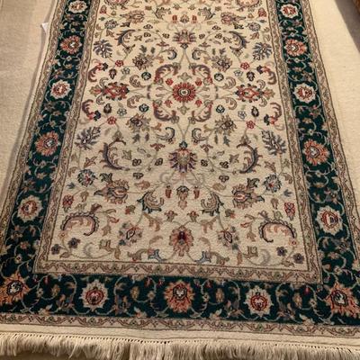 4 x 6 Kashan Wool Oriental Rug - India - Lot 146