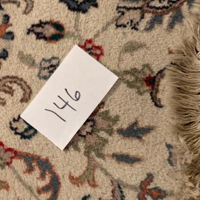 4 x 6 Kashan Wool Oriental Rug - India - Lot 146