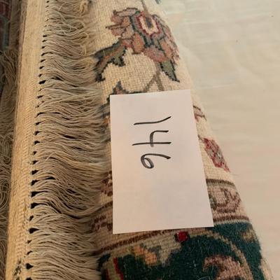 4 x 6 Kashan Wool Oriental Rug - India - Lot 146