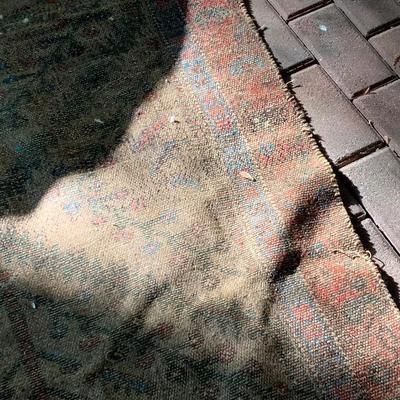 Antique Oriental Rug 76 x 39 - Lot 147