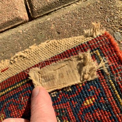 Early Wool Hand Made Iran Rug - Lot 148