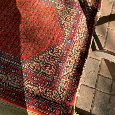 Early Wool Hand Made Iran Rug - Lot 148