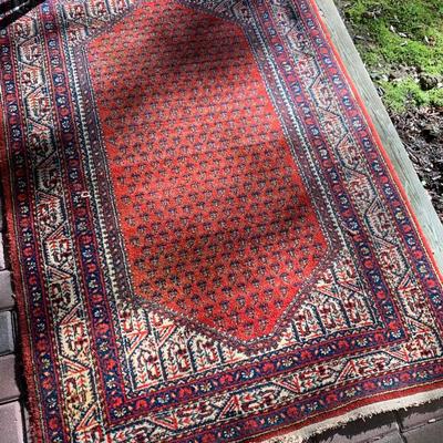 Early Wool Hand Made Iran Rug - Lot 148