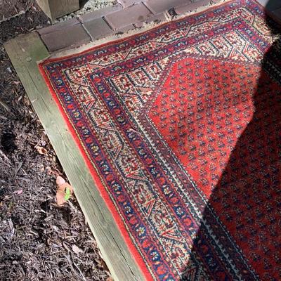 Early Wool Hand Made Iran Rug - Lot 148