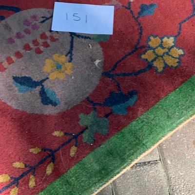 Early 5 x 3 MultiColor Handmade Wool Rug - Chinese ? - Lot 151