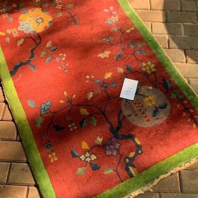 Early 5 x 3 MultiColor Handmade Wool Rug - Chinese ? - Lot 151