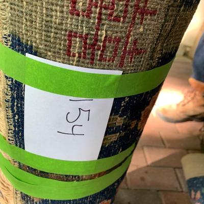 Early Asian Runner - Handmade Wool Rug - 113â€ x 32â€ Lot 154