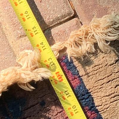 Early Asian Runner - Handmade Wool Rug - 113â€ x 32â€ Lot 154