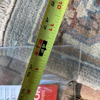 Ethan Allen New In Plastic Wool Rug - Amritsar Water Blue Khaki - Lot 157