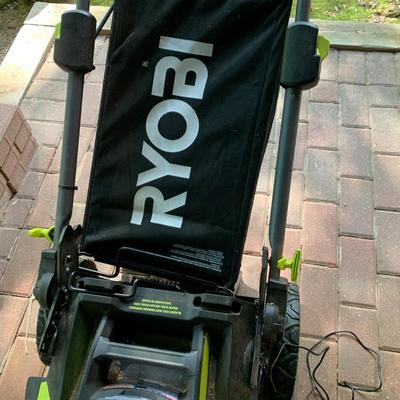 Ryobi 20â€ Self Propeled Lawn Mower - 40Vokt Lithium Battery - Lot 161