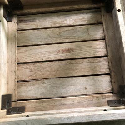 PAIR Teak Patio Tables