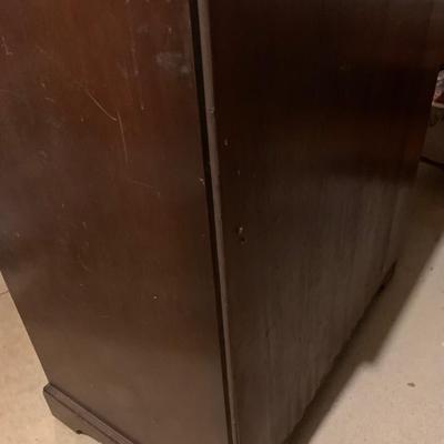 Antique Flip Down Writing Desk / Dresser - Lot 166