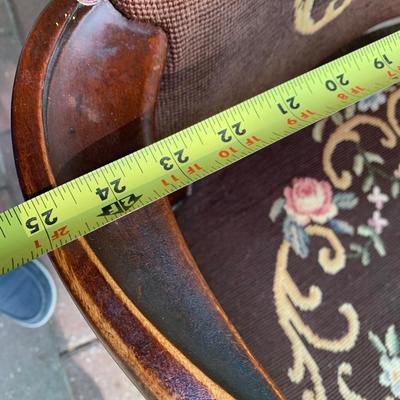 Antique Needlepoint Chair - Lot 167