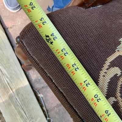 Antique Needlepoint Chair - Lot 167