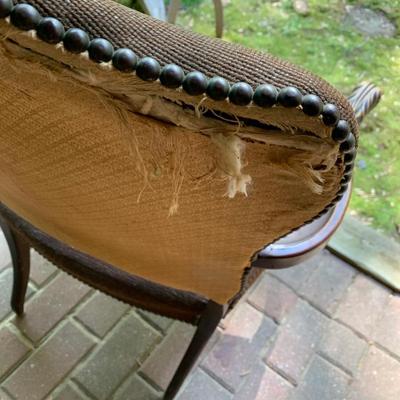 Antique Needlepoint Chair - Lot 167