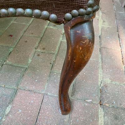 Antique Needlepoint Chair - Lot 167