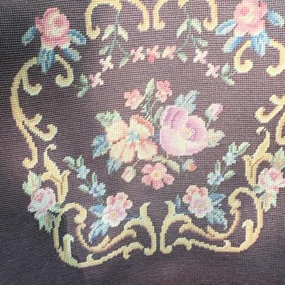 Antique Needlepoint Chair - Lot 167