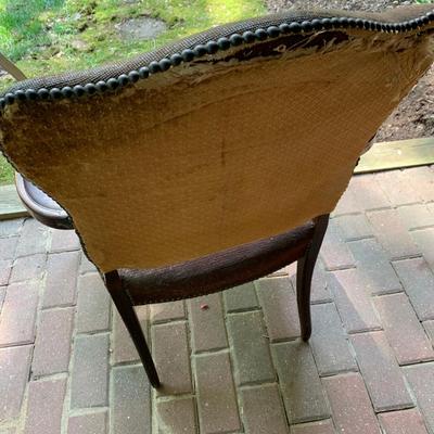 Antique Needlepoint Chair - Lot 167