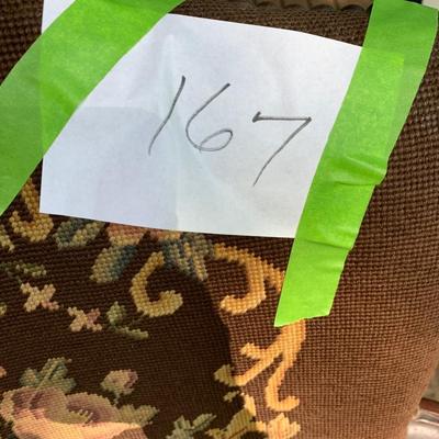 Antique Needlepoint Chair - Lot 167