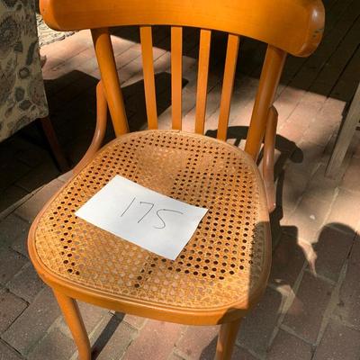 Maple Cane Seat Chair - Lot 175