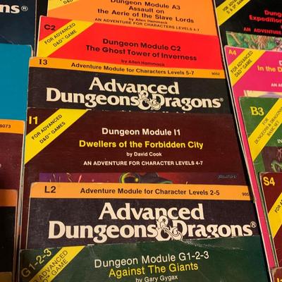 Huge Lot - Dungeons & Dragons - Softback Manuals Lot