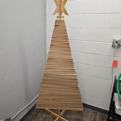 Handmade Spiral Wood Christmas Tree (L-JS)