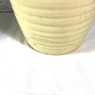 1336 Vintage Chinese Glazed Signed Ginger Jar & Westcontree Candy Ware Pottery Vase