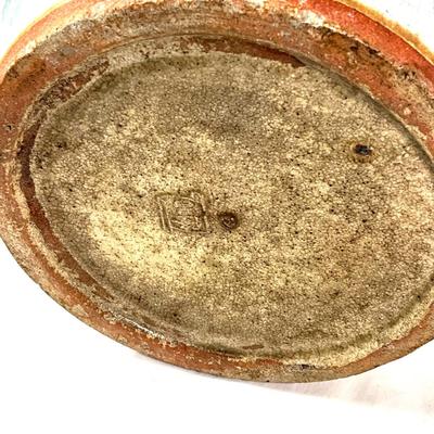 1336 Vintage Chinese Glazed Signed Ginger Jar & Westcontree Candy Ware Pottery Vase