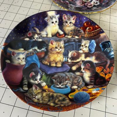 Kitten and Puppy Collector Plates.