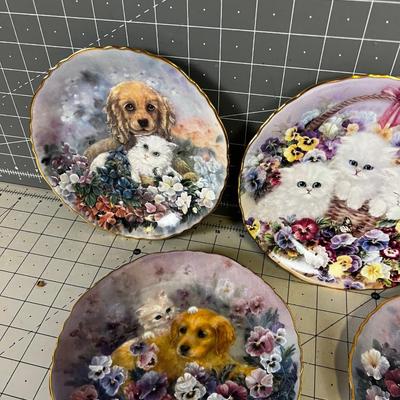 Kitten and Puppy Collector Plates.