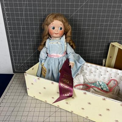 Margie's Doll 1st Place at Utah State Fair! 