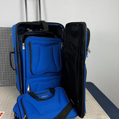 3 Piece Luggage set Blue